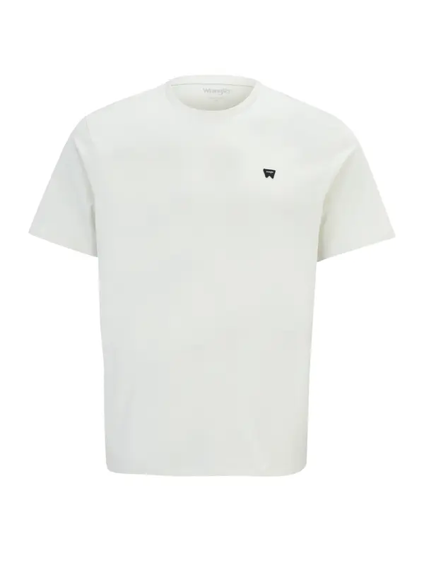 WRANGLER WRANGLER Majica 'SIGN OFF TEE'  črna / bela