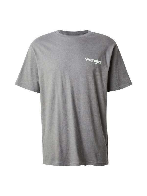 WRANGLER WRANGLER Majica  siva / pastelno zelena / pastelno oranžna / črna