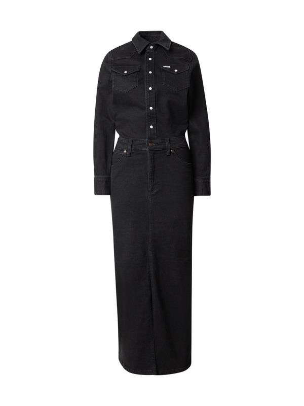 WRANGLER WRANGLER Obleka  črn denim