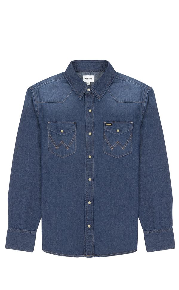 WRANGLER WRANGLER Srajca  moder denim