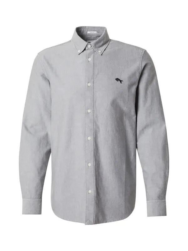 WRANGLER WRANGLER Srajca 'OXFORD SHIRT'  pegasto siva