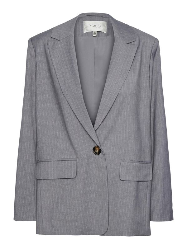 YAS YAS Blazer 'Laura'  temno siva / bela