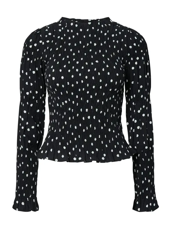 YAS YAS Bluza 'YASCHEMMA'  črna / bela