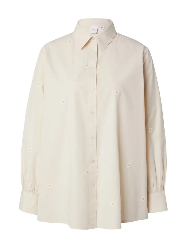 YAS YAS Bluza 'YASDASINA'  kremna / oranžna / bela