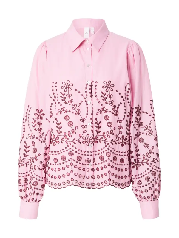 YAS YAS Bluza 'YASLUMA'  lila / temno rdeča