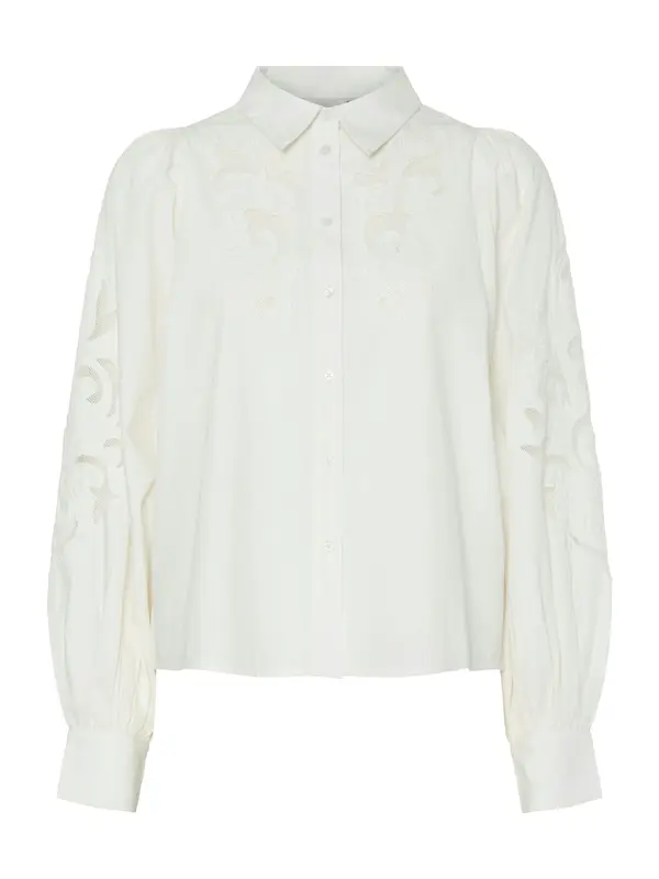 YAS YAS Bluza 'YASZIMIA'  naravno bela