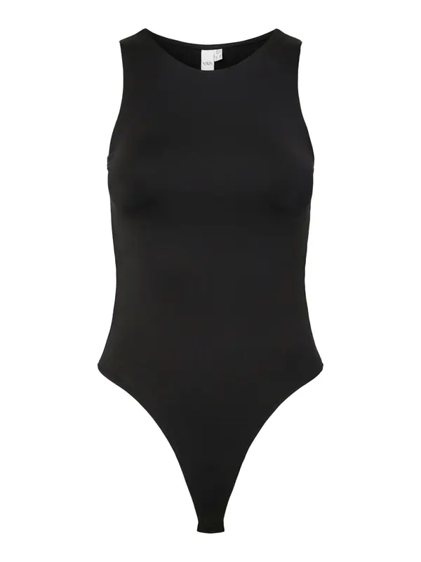 YAS YAS Bodi majica 'YASRuby'  črna