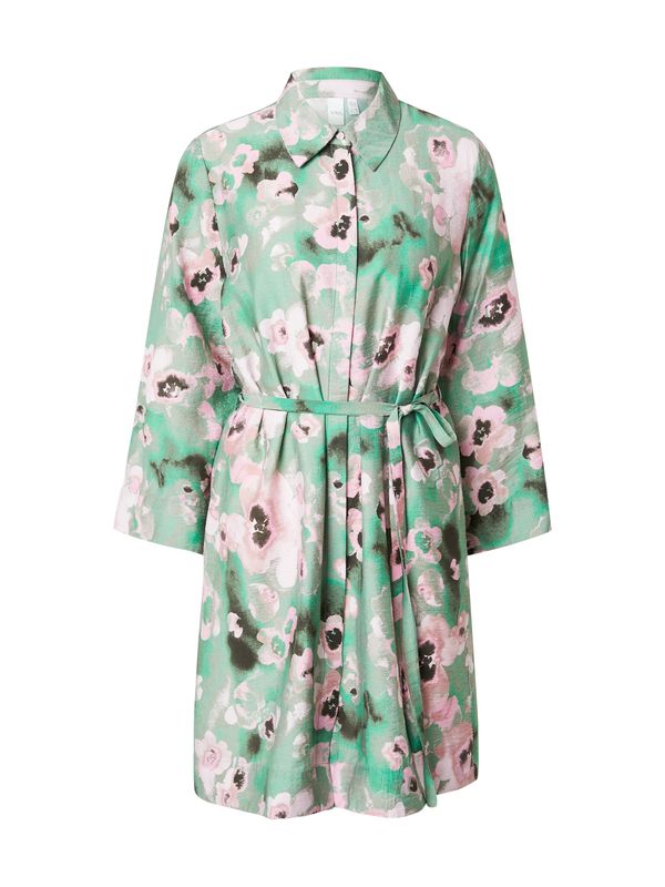 YAS YAS Dolga srajca 'YASWINGY'  svetlo zelena / staro roza / pastelno roza / črna