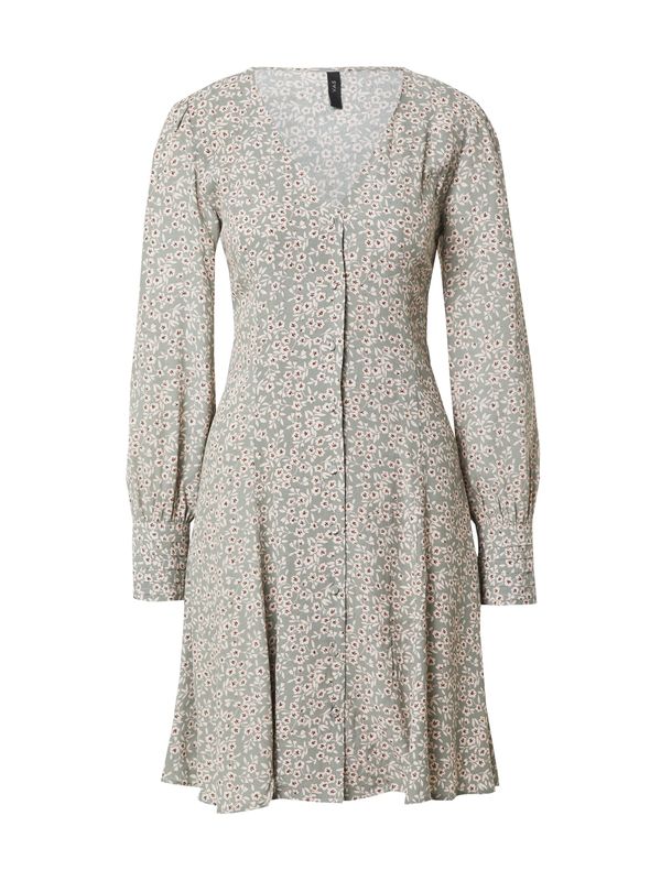 YAS YAS Obleka 'YASLICURA'  dimno-siva / bela