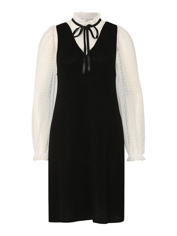 YAS Petite YAS Petite Obleka 'YASDANNIE'  črna / bela