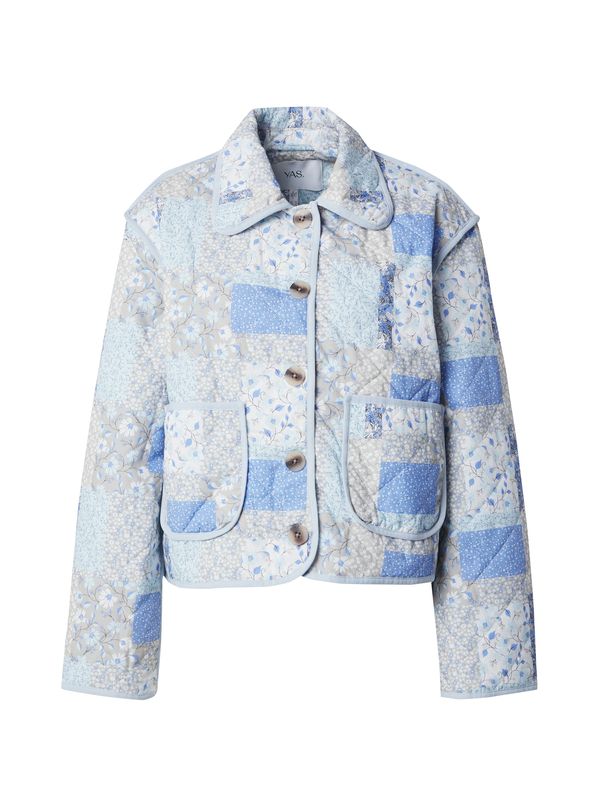 YAS YAS Prehodna jakna 'YASLELOU'  bež / kit / azur / svetlo modra