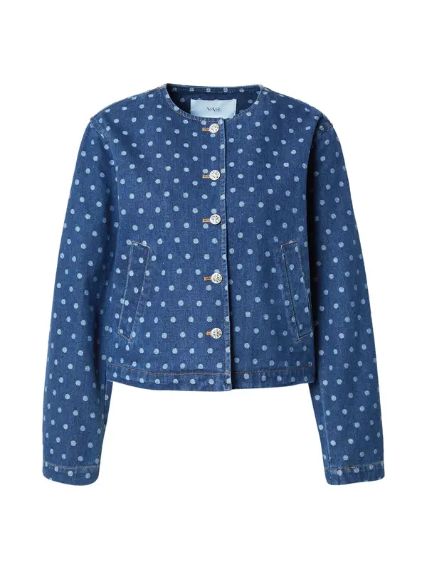 YAS YAS Prehodna jakna 'YASPRIKKA'  moder denim / temno modra