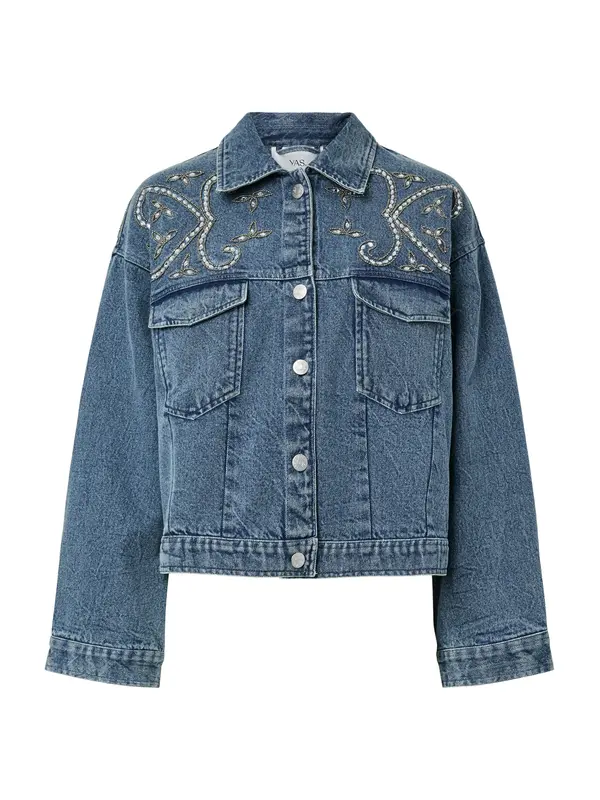 YAS YAS Prehodna jakna 'YASVision'  moder denim