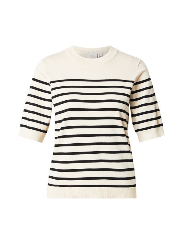 YAS YAS Pulover 'YASLENA'  bež / črna