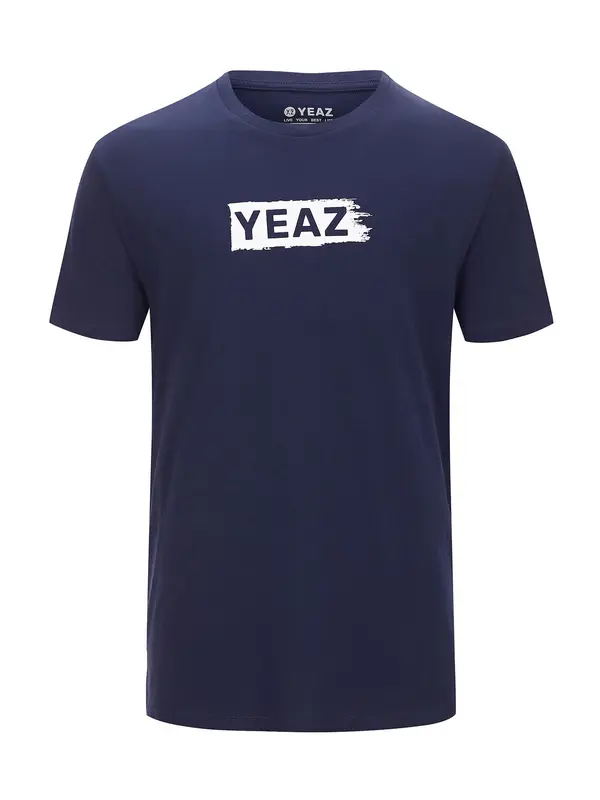YEAZ YEAZ Majica 'Chay'  temno modra / bela
