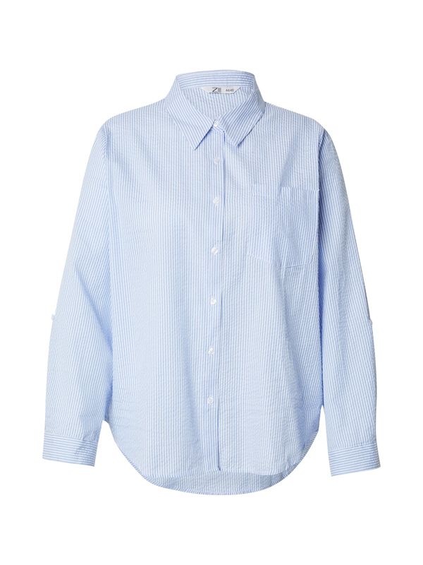 Z-One Z-One Bluza 'Au44rice'  svetlo modra / bela