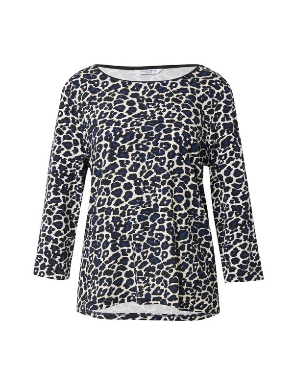 ZABAIONE ZABAIONE Majica 'Emanuelle'  temno modra / črna / bela