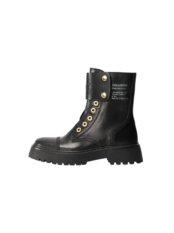 Zadig & Voltaire Zadig & Voltaire Gležnarji z vezalkami 'JOE'  črna