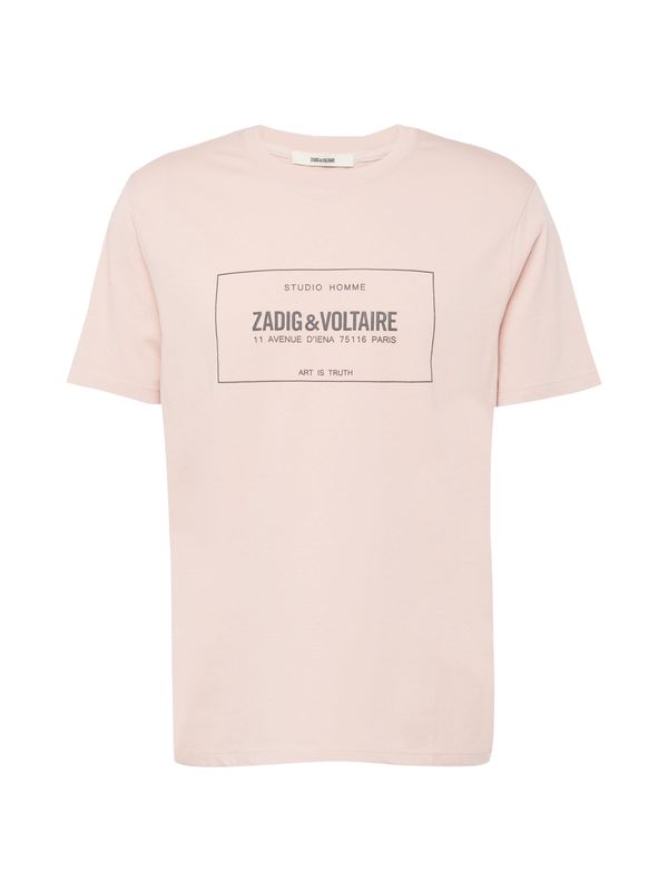 Zadig & Voltaire Zadig & Voltaire Majica 'BLASON GUM'  roza / črna