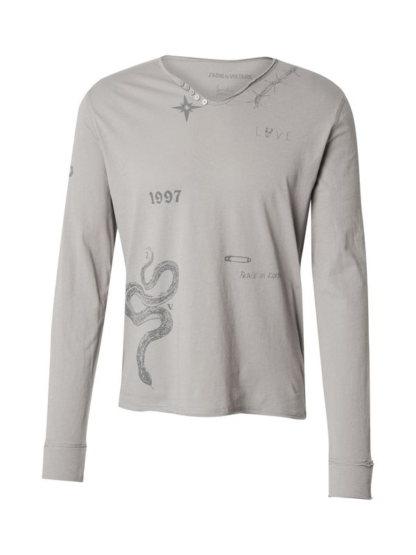 Zadig & Voltaire Zadig & Voltaire Majica 'MONASTIR'  temno siva / grafit