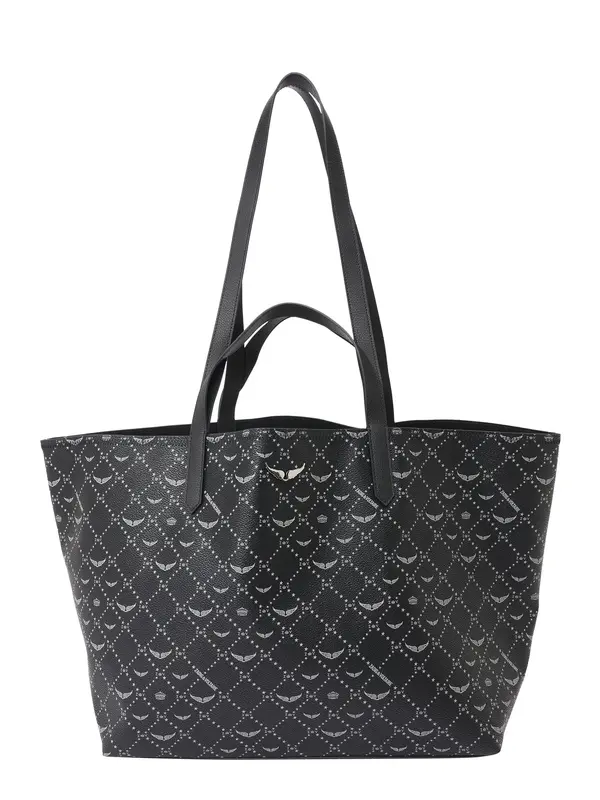 Zadig & Voltaire Zadig & Voltaire Nakupovalna torba  črna / bela