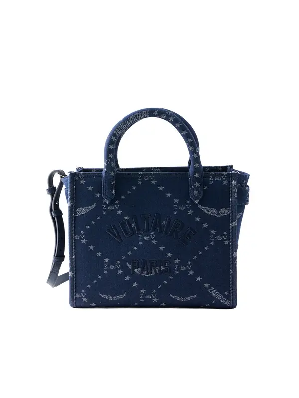 Zadig & Voltaire Zadig & Voltaire Nakupovalna torba  mornarska / moder denim / bela