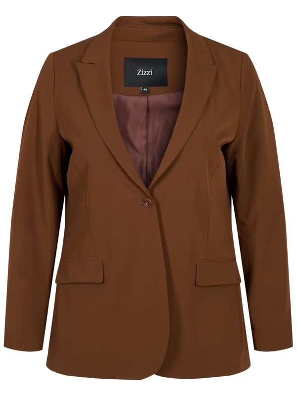 Zizzi Zizzi Blazer 'Haley'  rjava