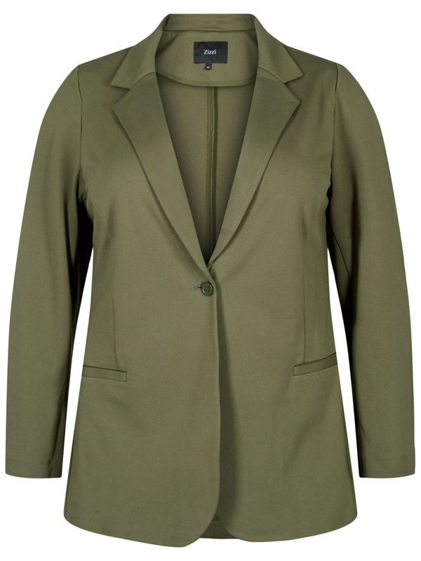 Zizzi Zizzi Blazer 'Maddie'  temno zelena