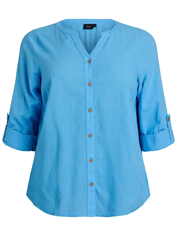 Zizzi Zizzi Bluza 'Cananna'  azur