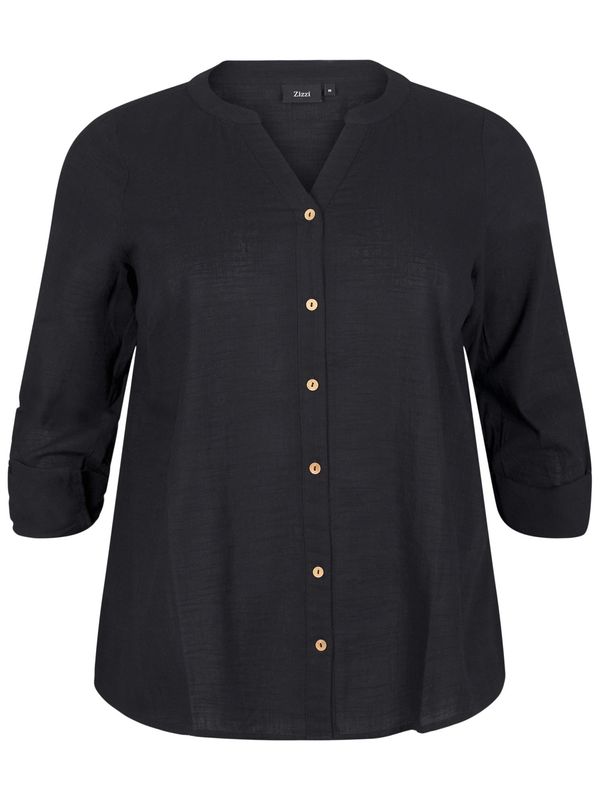 Zizzi Zizzi Bluza 'CANANNA'  črna