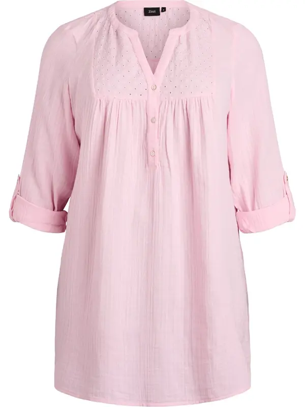 Zizzi Zizzi Bluza 'Cavivu'  svetlo rdeča