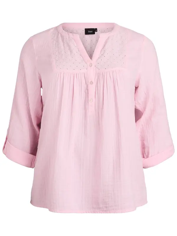Zizzi Zizzi Bluza 'Cavivu'  svetlo roza