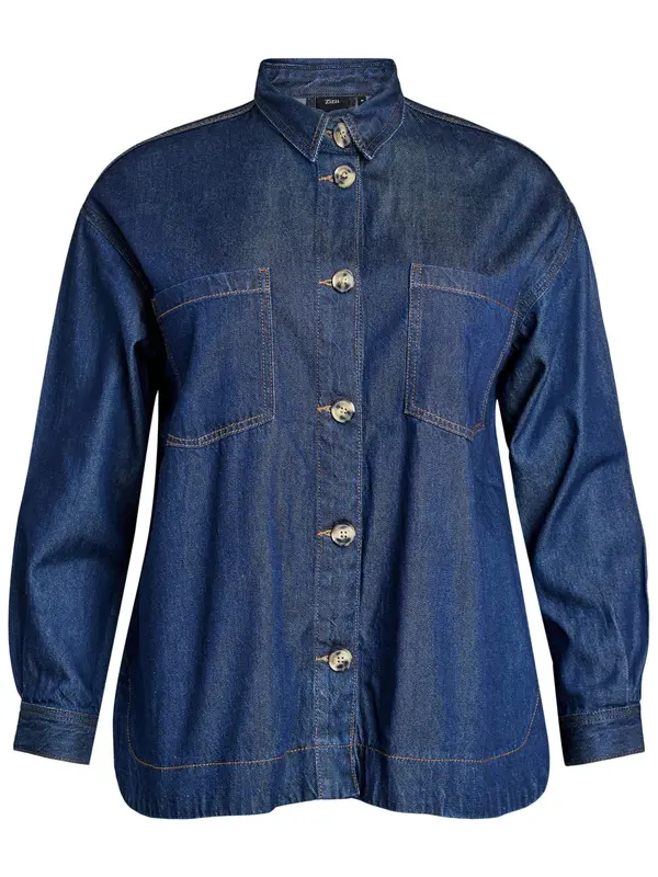 Zizzi Zizzi Bluza 'Dami'  temno modra