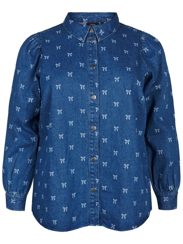 Zizzi Zizzi Bluza 'ELOVA'  moder denim