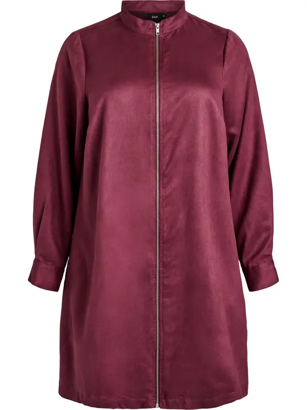 Zizzi Zizzi Bluza 'Eluna'  rdeča