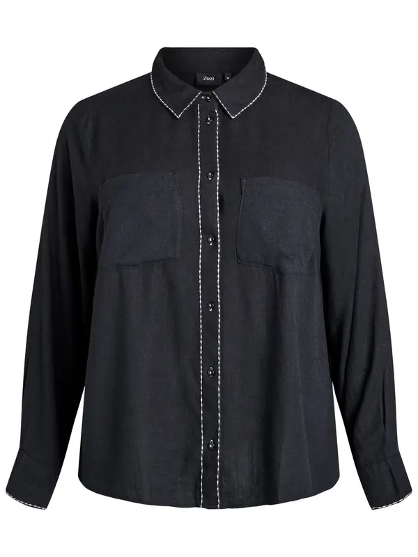 Zizzi Zizzi Bluza 'Esmile'  črna