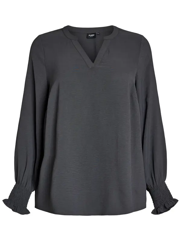 Zizzi Zizzi Bluza 'Kikka'  temno siva