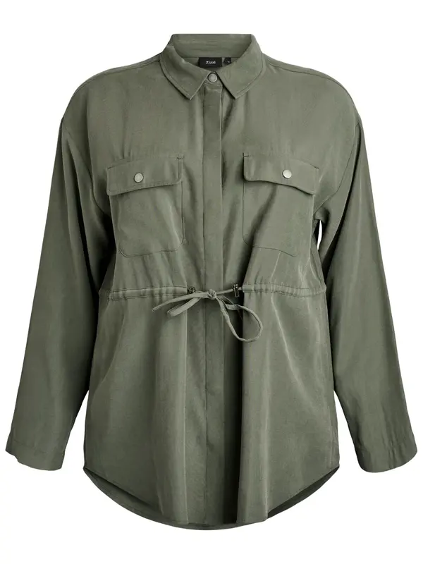 Zizzi Zizzi Bluza 'Mdama'  oliva