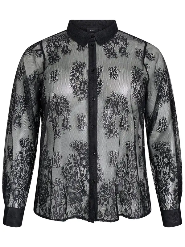 Zizzi Zizzi Bluza 'Milovia'  črna