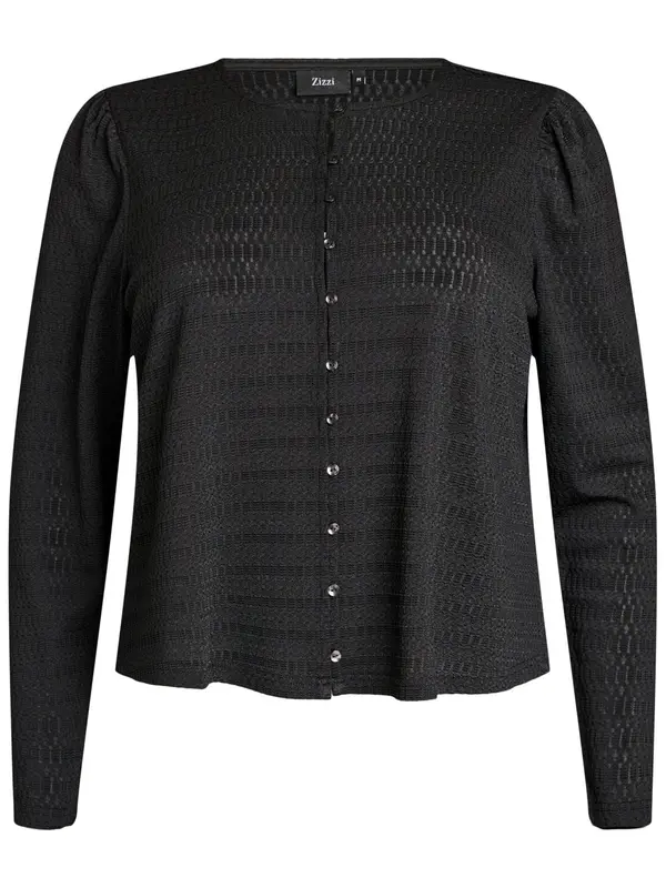 Zizzi Zizzi Bluza 'MLAVU'  črna