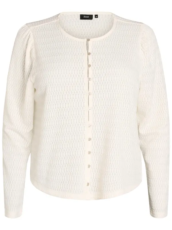 Zizzi Zizzi Bluza 'MLAVU'  off-bela