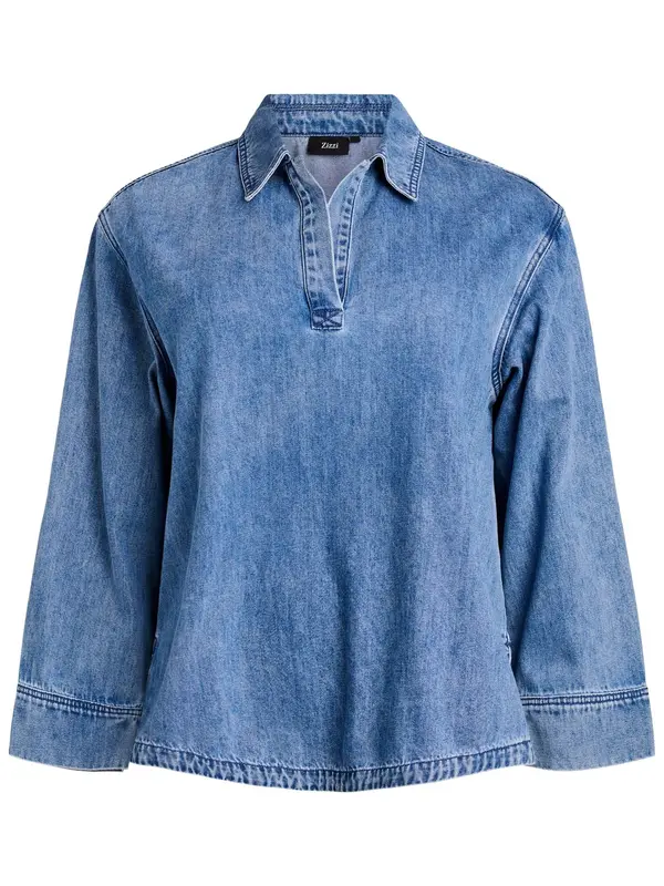 Zizzi Zizzi Bluza  svetlo modra