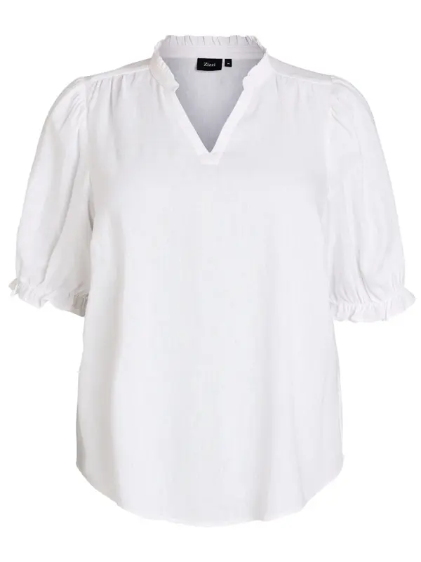 Zizzi Zizzi Bluza 'VLINA'  bela