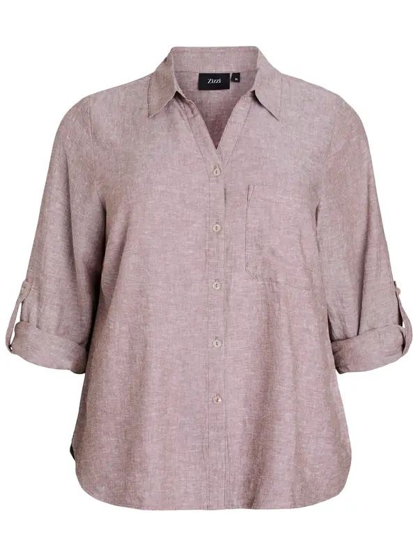 Zizzi Zizzi Bluza 'VLina'  rjava