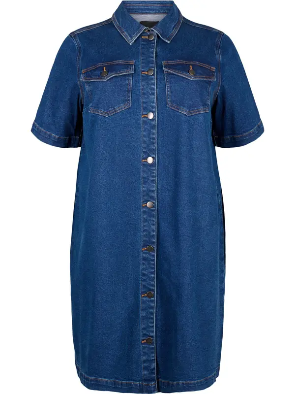 Zizzi Zizzi Dolga srajca 'Jchar'  moder denim