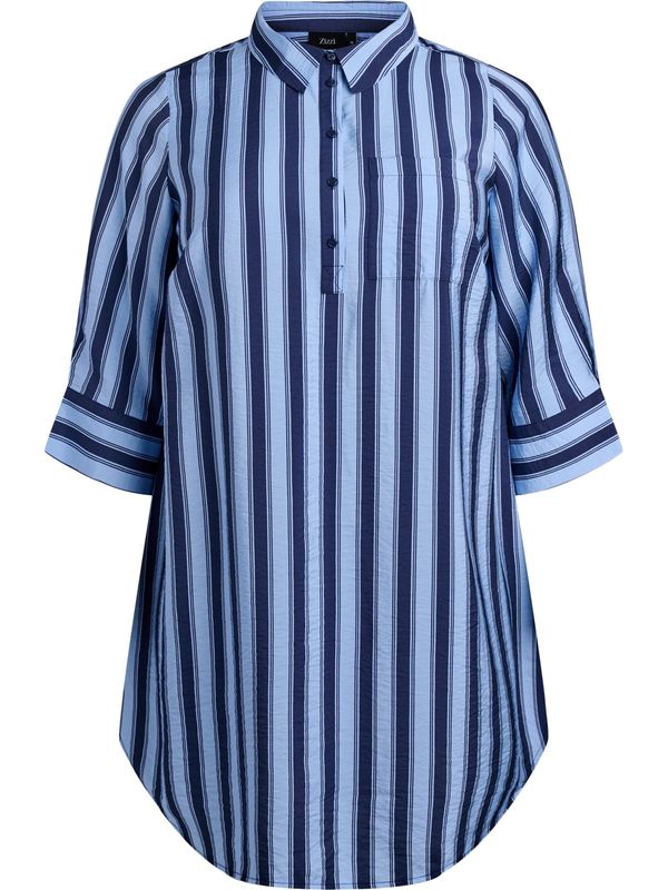 Zizzi Zizzi Dolga srajca 'VKAM'  modra