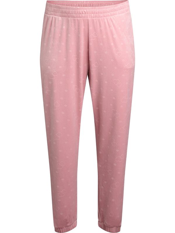 Zizzi Zizzi Hlače  roza