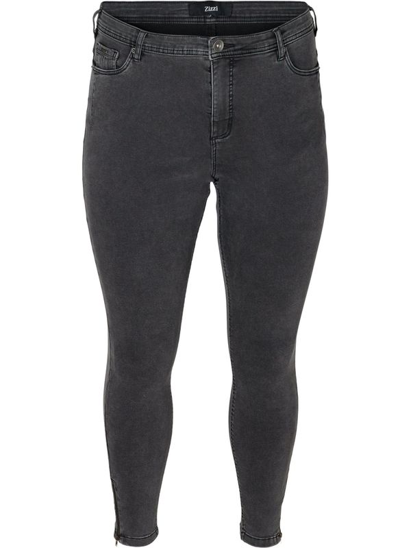 Zizzi Zizzi Kavbojke 'Amy'  siv denim