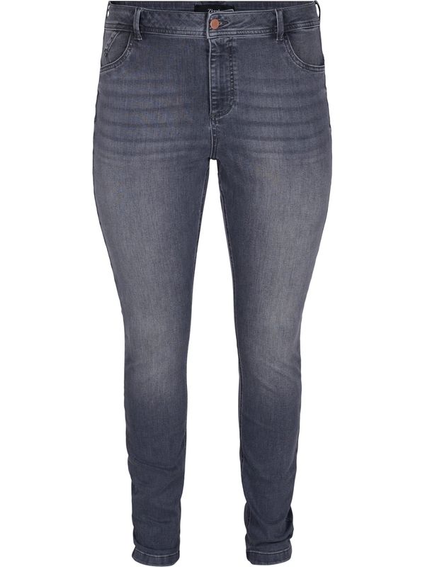 Zizzi Zizzi Kavbojke 'Nille'  siv denim