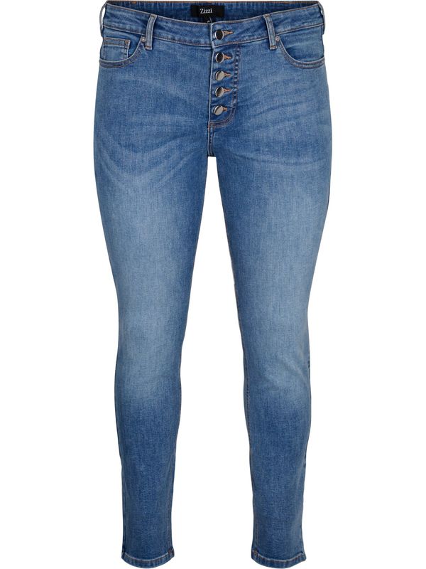 Zizzi Zizzi Kavbojke 'SANNA'  moder denim